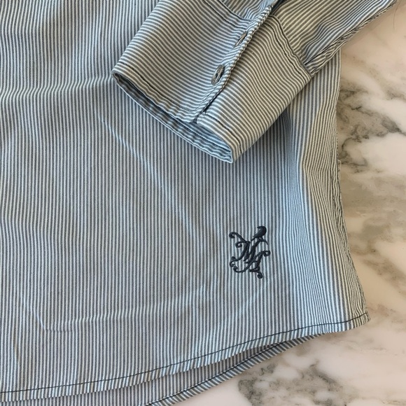 Modern Amusement Striped Button Up Shirt - Picture 3 of 7